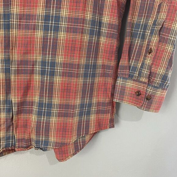 Pendleton Somerset‎ Flannel Shirt Mens XL Wool Cotton Blend Plaid Button Down - Picture 3 of 11